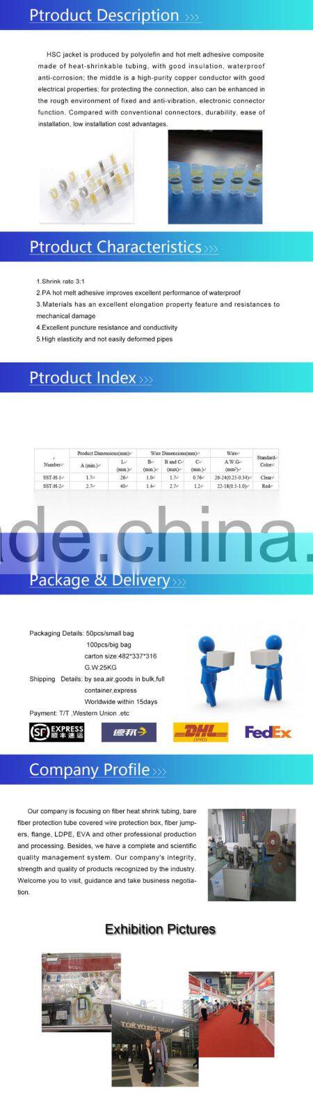 XXR Heat shrink solder butts connectors RV5.5-3.5 purple copper