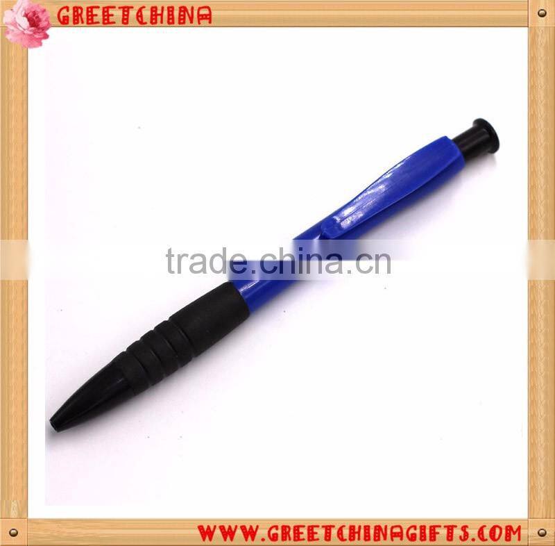Custom Printed LOGO Clips Colorful Plastic Ballpoint Pen With Colorful Barrel