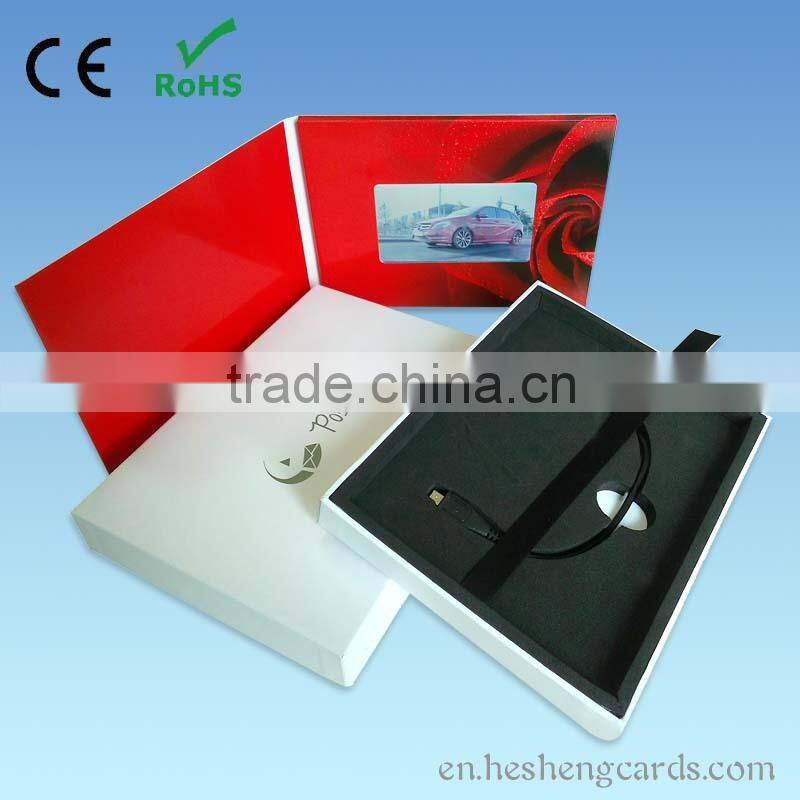 Factory supply ideal flower wedding invitation card