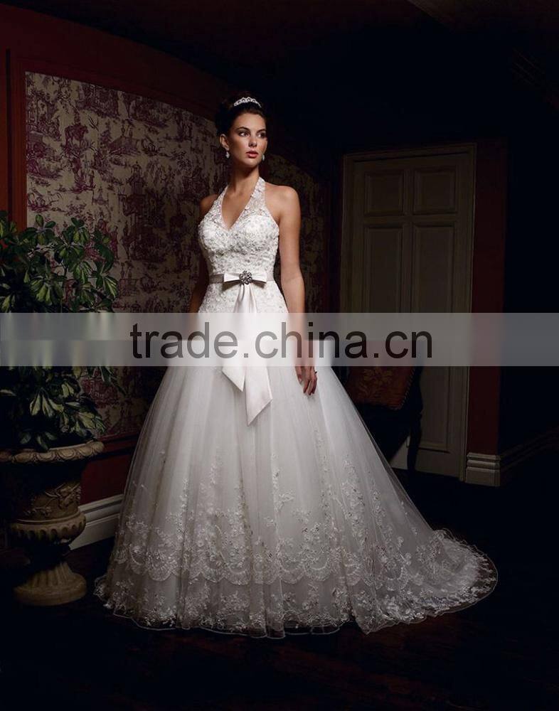 Wholesale new designs princess wedding gowns