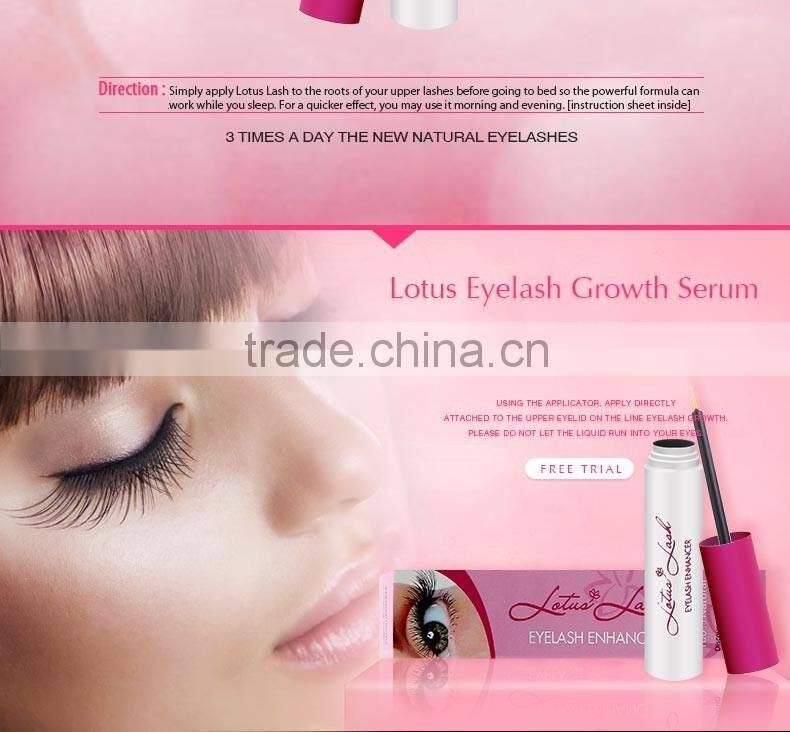 Lotus Lash eyelash-2016 New Profitable Cosmetic! OEM/Private Label lashes serum/rapid eye lash growth serum