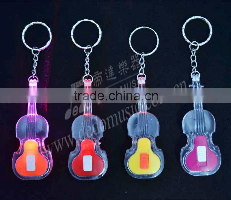 Made In China 2015 DedoMusic MG-83 new acrylic LED colorful flashing Key Chain.