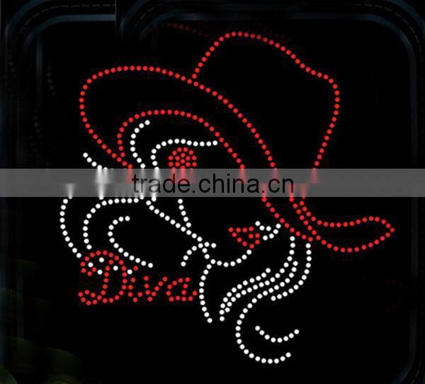 wholesales two drinking girl heat transfer motifs ,rion on hot fix motifs