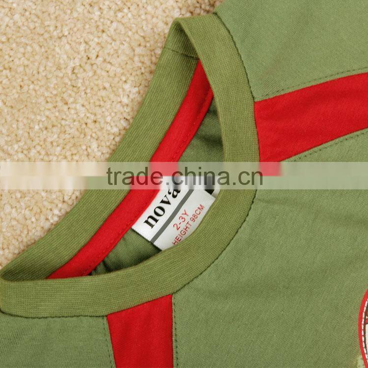 ((C5165) 2015 green 18M-6Y high quality children boys summer t shirt nova kids fashion olf frozen boys t shirts summer wear