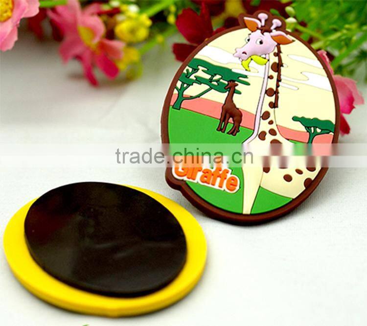 Customized soft pvc cartoon souvenir gifts fridge magnet