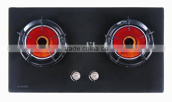 HW919 2 Burners Built-in Infrared Gas Cooker