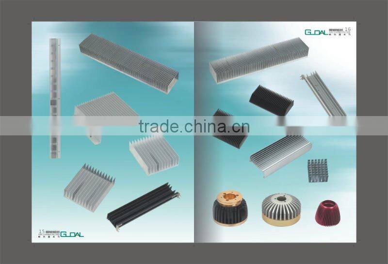 Aluminum strutue heat sink-alloy 6063