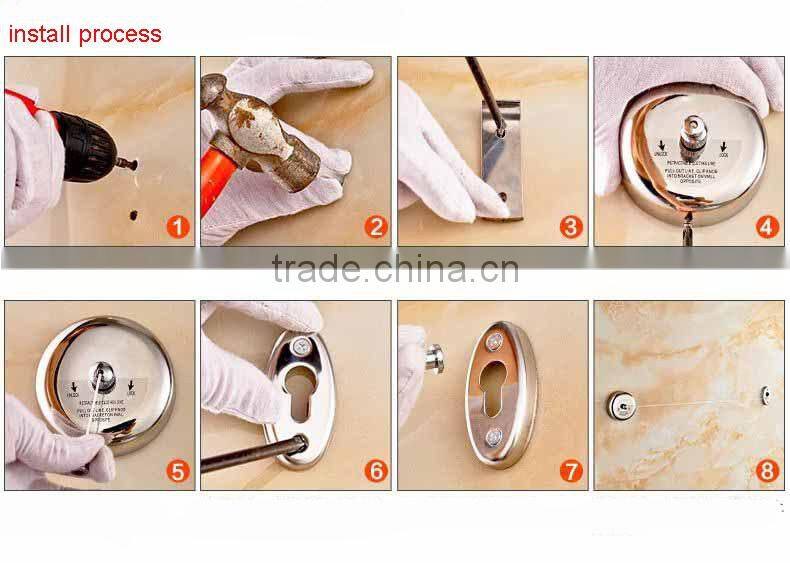 Hotel stainless steel retractable washing line