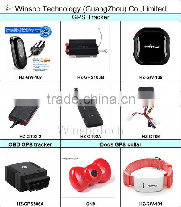 gps tracker tk103b for car with remote control