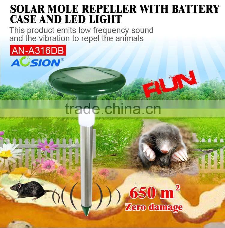 High -technology with garden light solar mole repeller/solar marmot repeller