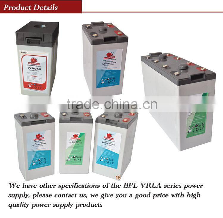 maintenance free deep cycle 2V 6V ultra renewable energy plus battery
