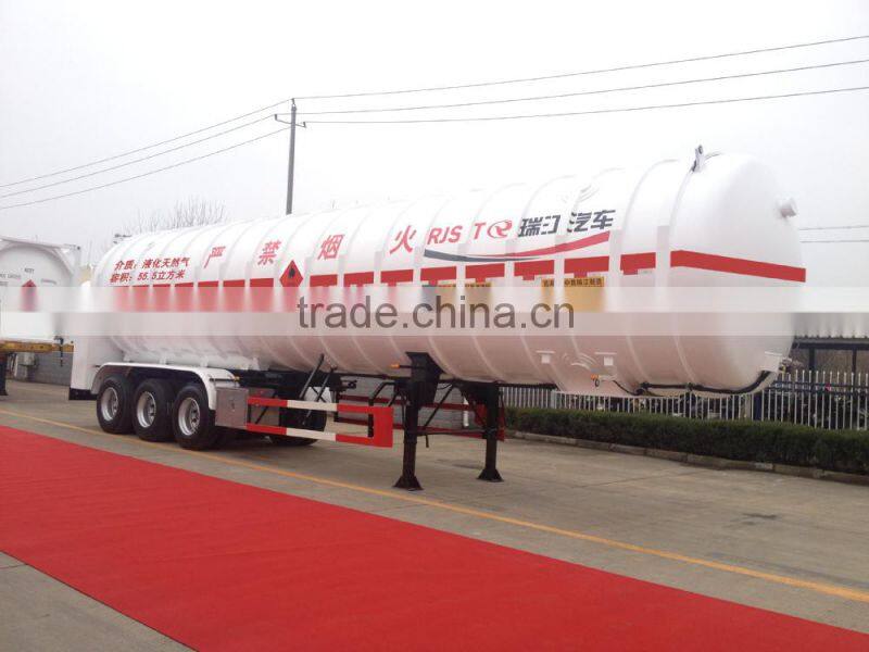 CIMC 3 axles Cryogenic liquid tank semi-trailer/fuel Tank Semi trailer