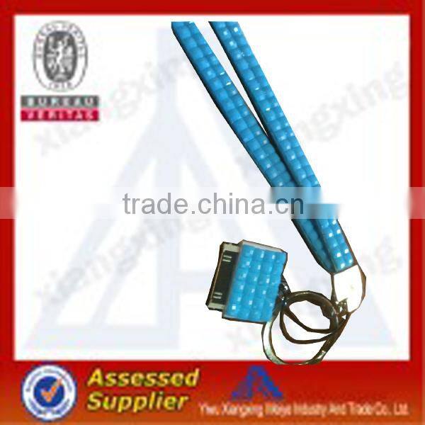 Rhinestone lanyard with name tag