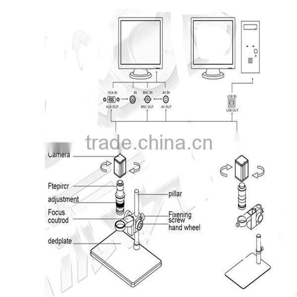 KE208-A portable microscopes with digital microscope camera