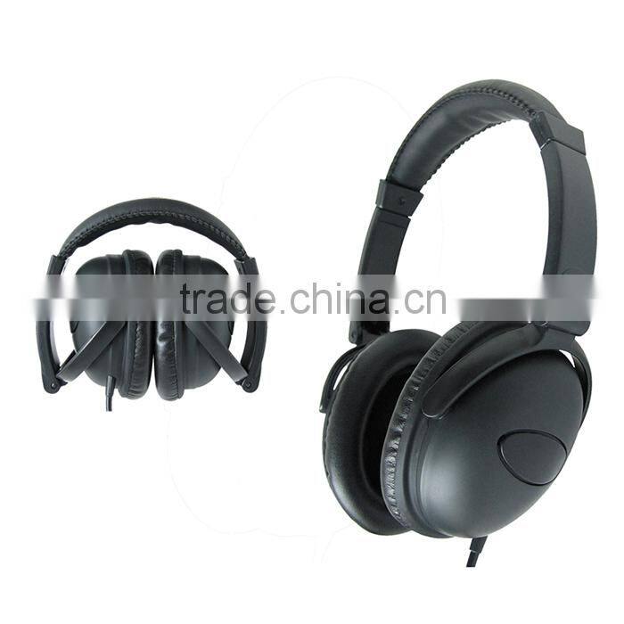 2014 adjustable noise cancelling headset for disposable airline headset for airplane