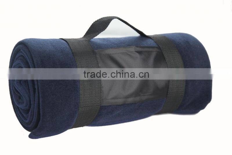 Foldable Picnic Rug Blanket ,Polar fleece Airline Travel Blanket ,Campig Mat