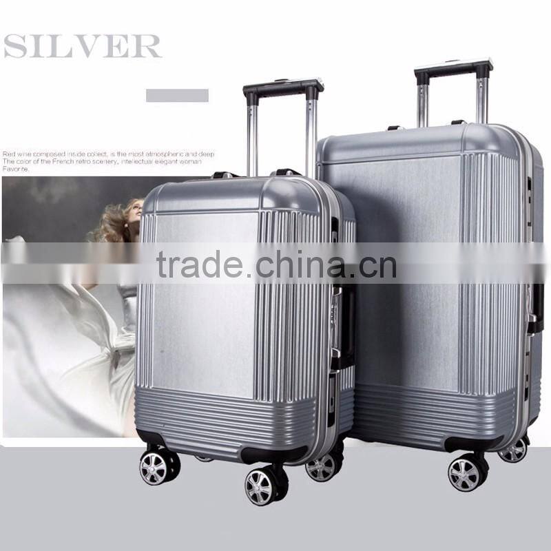 Matting PC Trolley Luggage Aluminum Frame Luggage