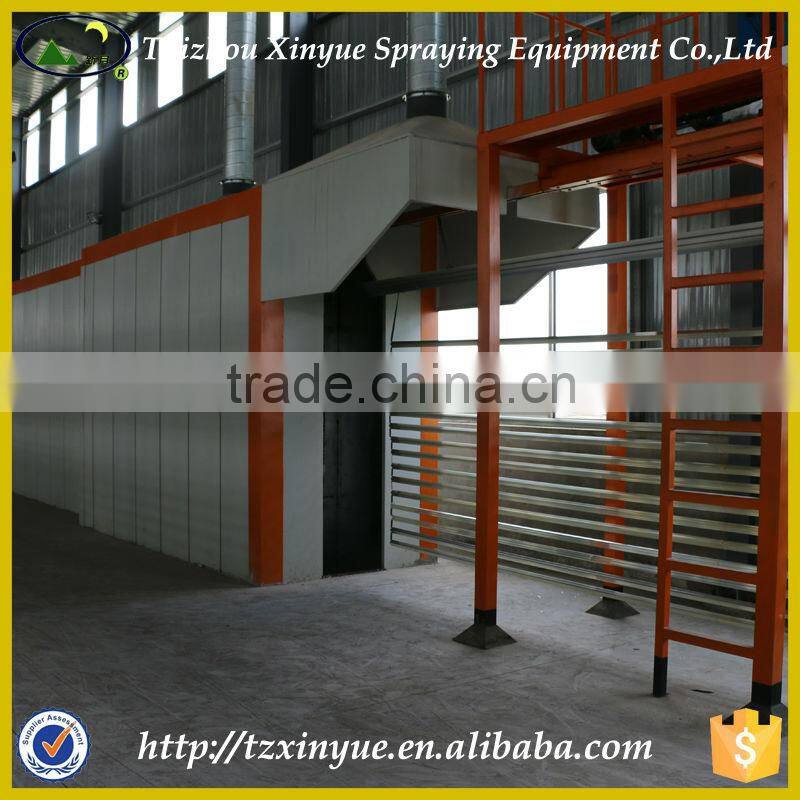Aluminum extrusion powder coating line