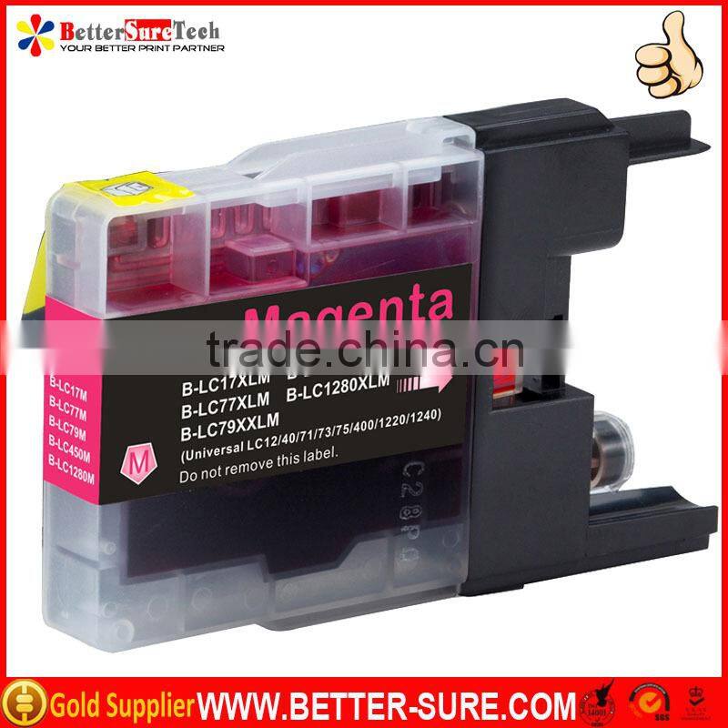 New compatible Brother ink cartridge LC17 LC77 LC79 LC450 LC1280 Magenta