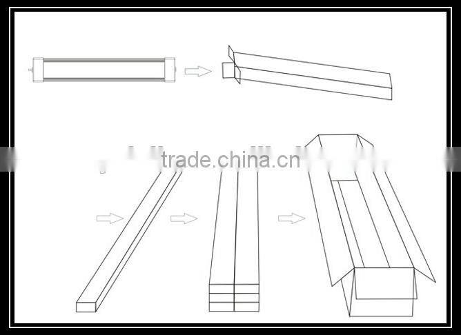 4ft 1200mm IP65 LED Tri-proof Light 40w with CE, ROHS 3 years warranty