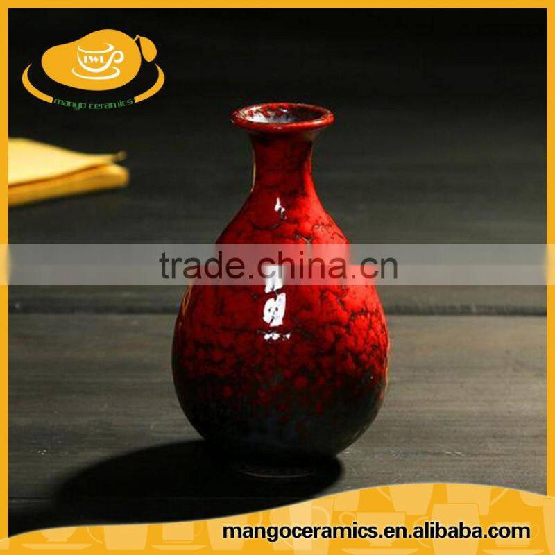 Special antique glaze ceramic home decoration flower vase