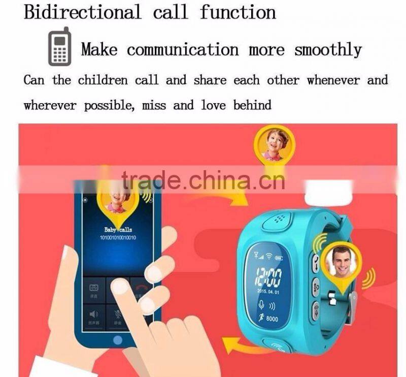 Top Selling smart watch Y3 Kids GPS Watch for SOS emergency call