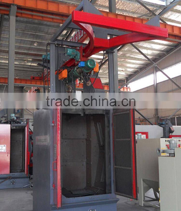 Q376 Lifting hook type shot blasting machine
