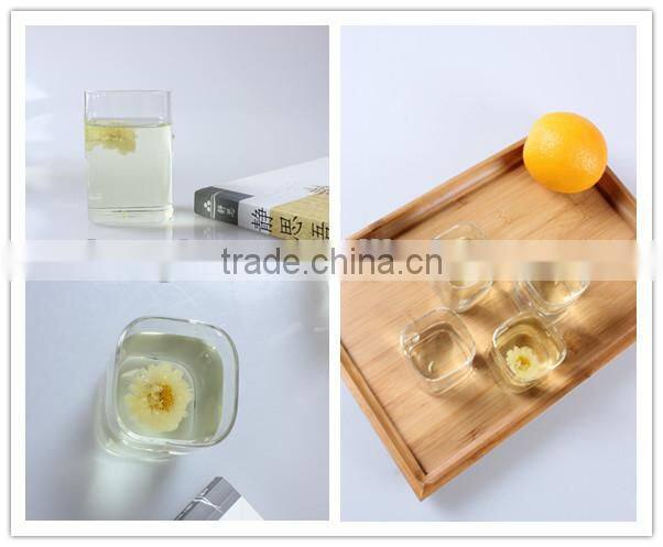 China Made Glassware Manufacturer Glass Pitcher Square Shape Glass Drinking Cup Set
