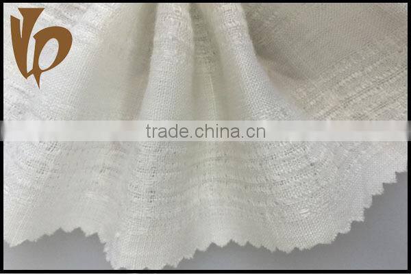 pure linen half-bleached fabric for wholesale