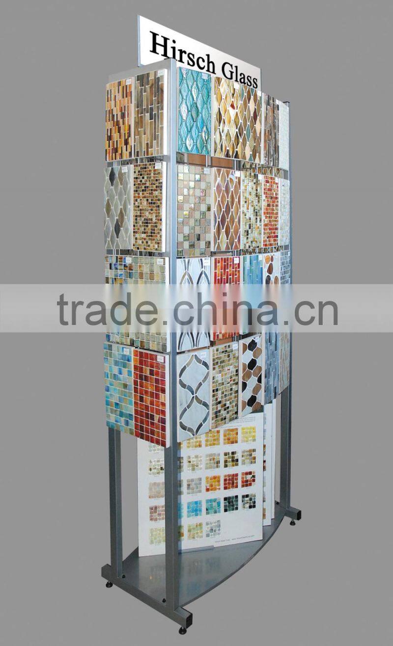 Promotion Mosaic / Stone / Ceramic Floor Tile Display Stand