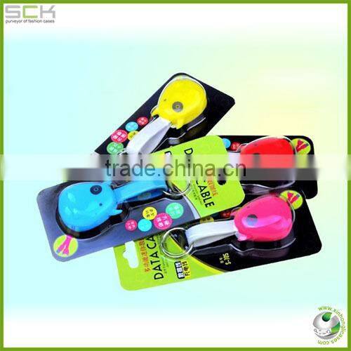 Key Ring Micro 3-in-1 USB Charger Caber for iphone