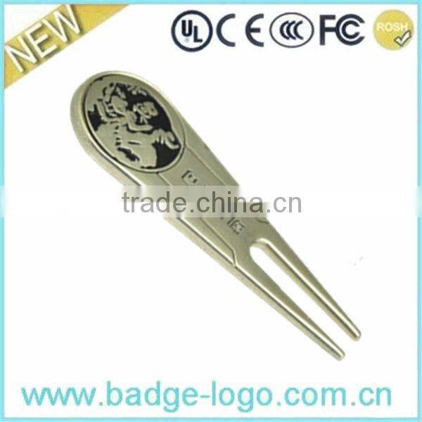 Golden Custom Die Casting Divot Tool Ball Marker