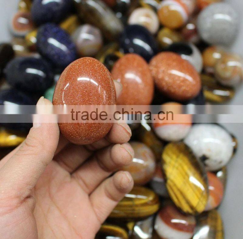 customized natural rock crystal eggs for sale