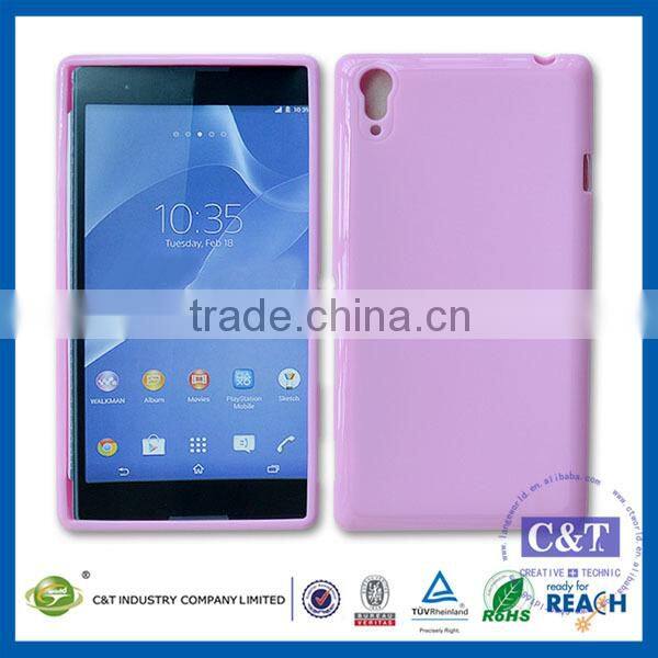 C&T New Coming Promotion belt clip kickstand hybrid plastic hard case for sony t3