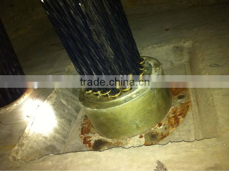 prestressed special for epoxy steel strand external cable anchorage