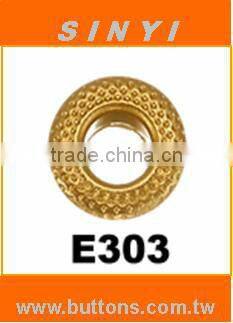 Pattern Shape Eyelet (Grommet), Round shape with many dots