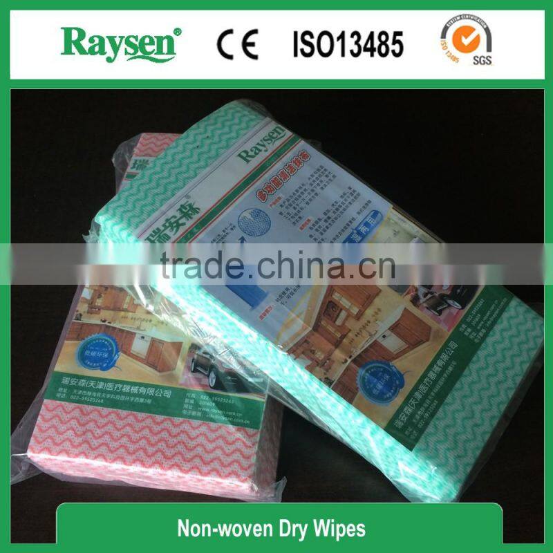 Cheap multi-purpose spunlace non woven wipes roll from Raysen