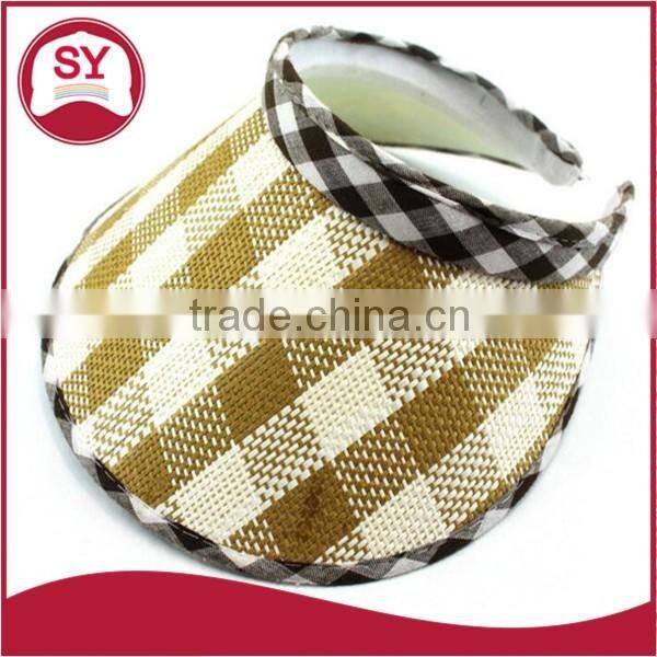 women sun visor,sun visor,good quality be customized with colors