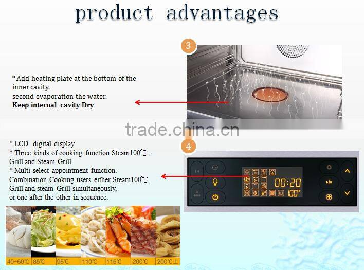 Hot design ,Built in steam oven /Portable electric convection oven/Electric steaming baking oven RF003