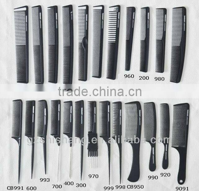wholesale hairdresser comb carbon comb black comb