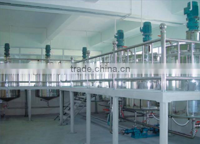 Blending tank shower gel/emulsifier mixing machin/ hand wash liquid soap making machine from Guangzhou lianhe