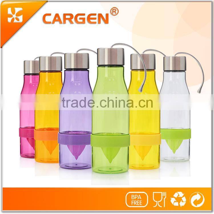 New easy grip design leak-resistant 500ml plastic water bottle infuser tea bottle