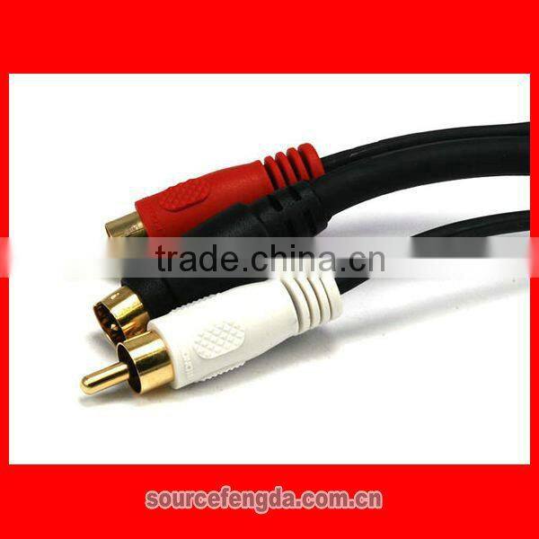 hot sale S-Video Cable Min 4pin to RCA Male