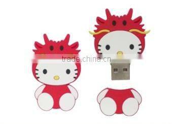 Pink New Design Cat Shape Memory USB Stick