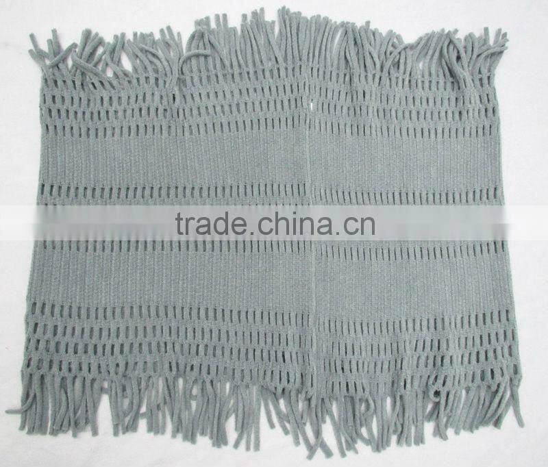 2014 new whole sale winterfashion hollow out loop knitted infinity scarf