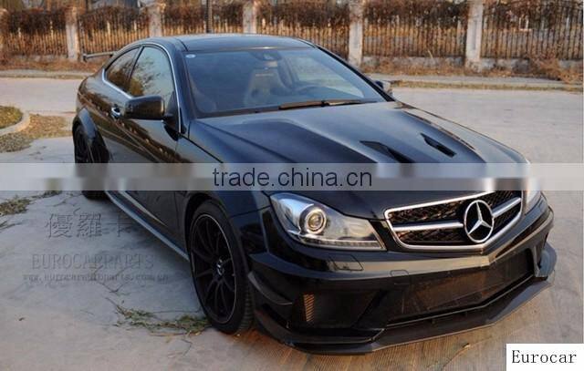 On promotion!!W204 Body kits tunning for MB c-class w204 C63 wide BLACK SERIES sedan/couple style 11-14YEAR