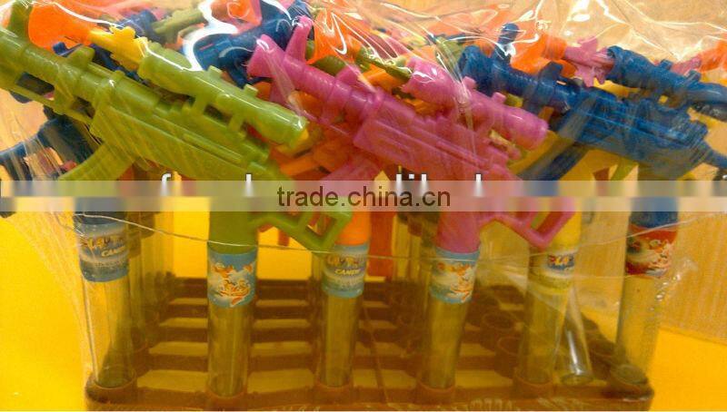 2015 New Product Whistle Gun Toy Candy