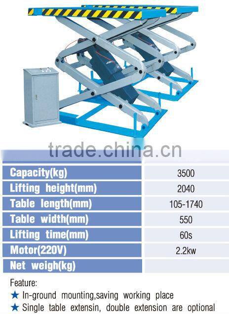 Large Platform Scissor Alignment Lift