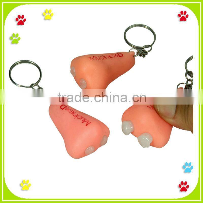 Promotinal Novelty Plastic Squeezable Keyring