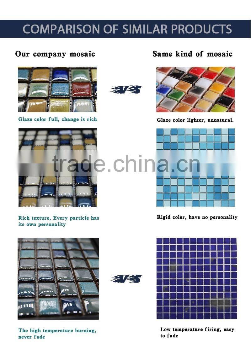 Latest design handmade ceramic rustic mosaic CC-Z002